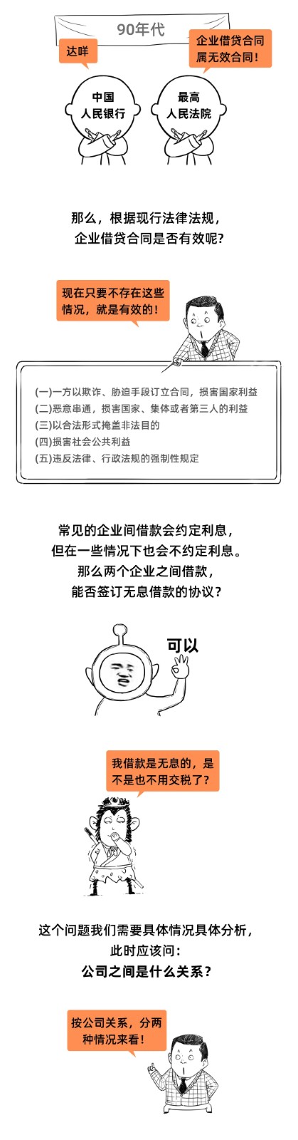 企業(yè)之間借款，可以簽訂無息借款的協(xié)議嗎？這是我見過最好的回答！
