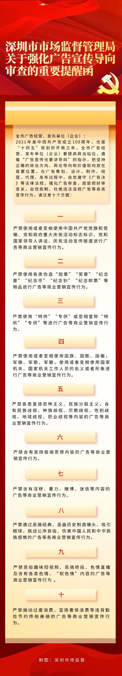 一個(gè)廣告被罰30萬！深圳發(fā)出廣告宣傳導(dǎo)向?qū)彶椤笆睢保? width=